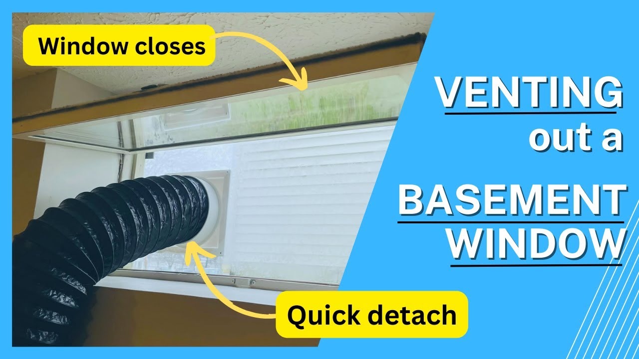 Basement Hopper Window Exhaust Vent | Martinson Manufacturing