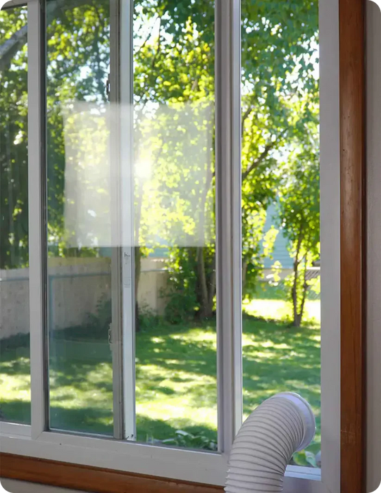 Custom Portable AC Sliding Window Vent Kit for Windows & Doors