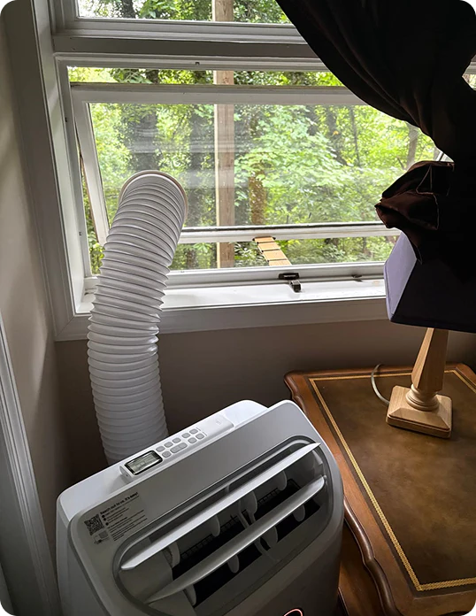 Custom Portable AC Vent Kit for Awning & Basement Windows