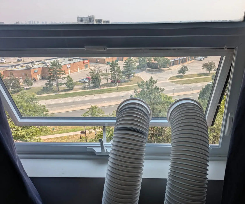 Custom Portable AC Vent Kit for Awning & Basement Windows