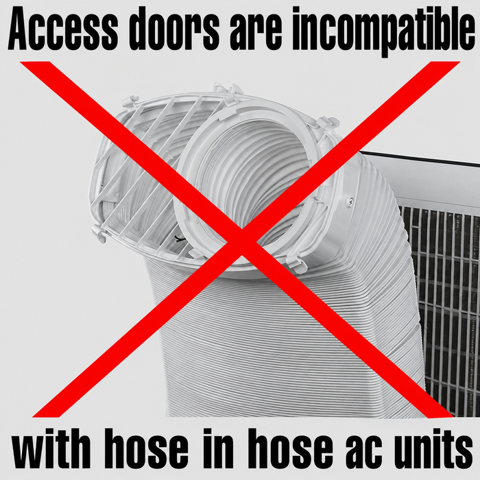 Access Doors for Push Out Windows
